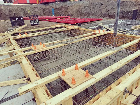 jaserak betonirakentaminen